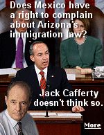 Cafferty says It's absurd that Obama complains about Arizona trying to do something about a problem he and the federal government have created and choose to ignore.